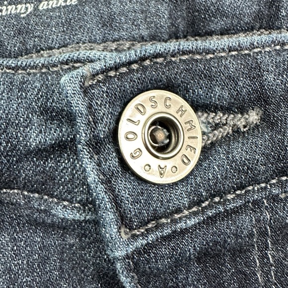 Adriano Goldschmied Women's The Legging Ankle Jeans 28R Super Skinny Dark Blue - Picture 3 of 16